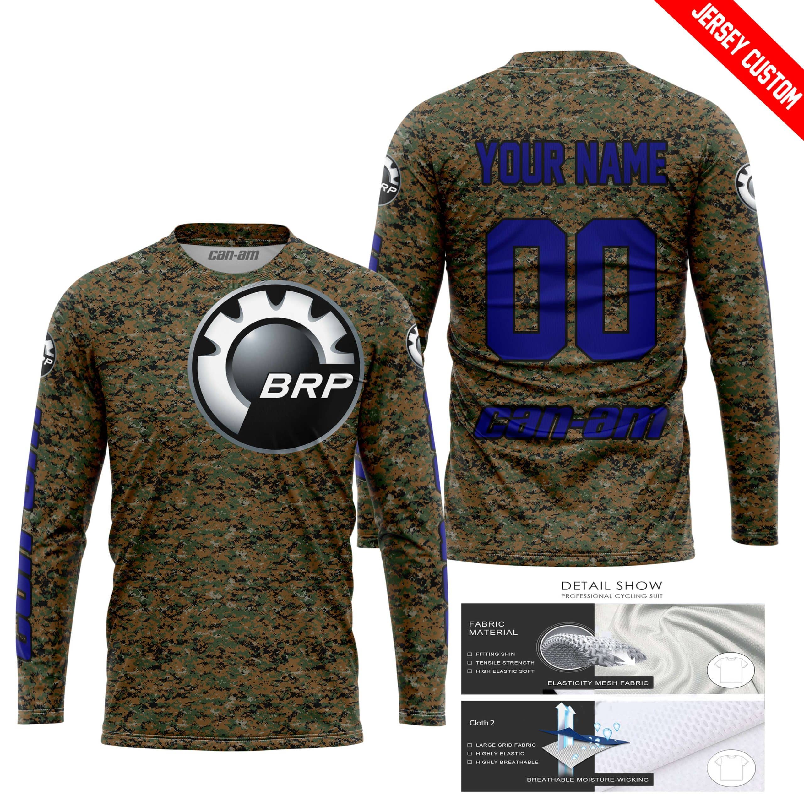 LIMITED EDITION PRODUCTS - US MARINE V1 - CAN AM RACING - CUSTOM NAME - NAVY - Image 2