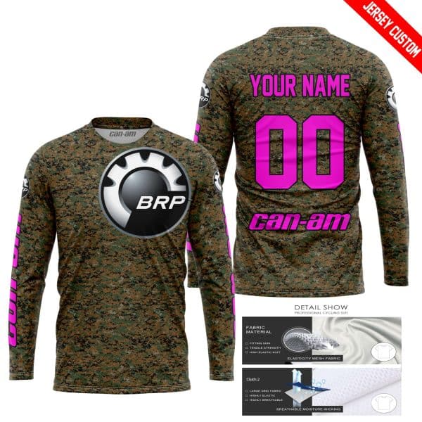 LIMITED EDITION PRODUCTS - US MARINE V1 - CAN AM RACING - CUSTOM NAME - PINK - Image 2