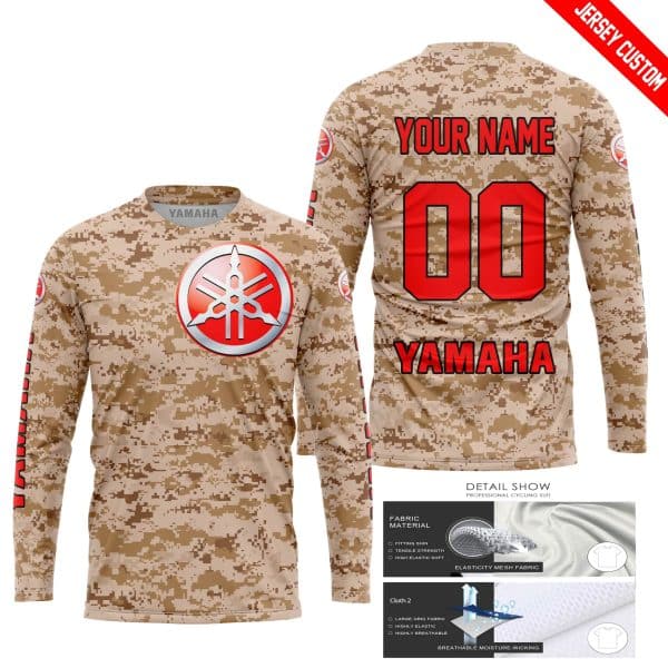 LIMITED EDITION PRODUCTS - US MARINE - YAMAHA RED RACING V1 - CUSTOM NAME - Image 2