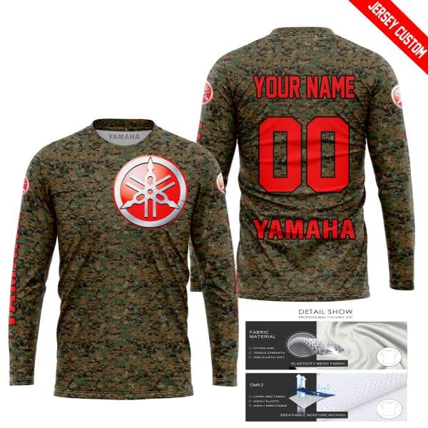 LIMITED EDITION PRODUCTS - US MARINE V1 - YAMAHA RED RACING V1 - CUSTOM NAME - Image 2
