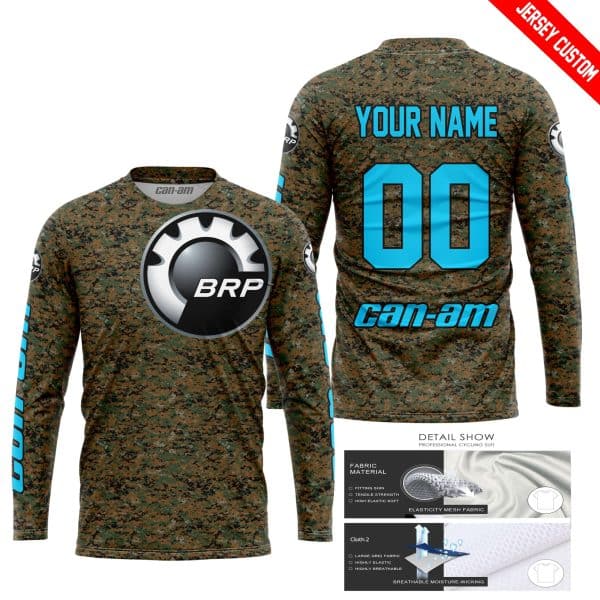 LIMITED EDITION PRODUCTS - US MARINE V1 - CAN AM RACING - CUSTOM NAME - SKY BLUE - Image 2