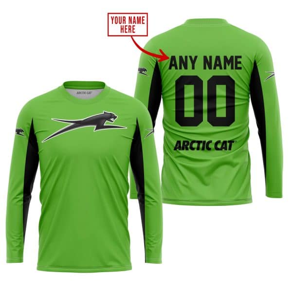 CUSTOM NAME RACING - LIMITED EDITION - ARCTIC CAT - GREEN V2 - Image 2