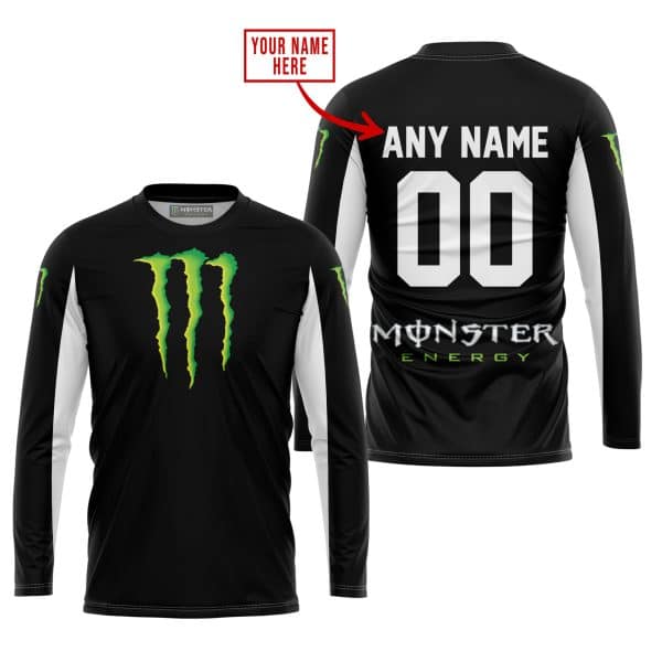 CUSTOM NAME RACING - LIMITED EDITION - MONSTER - WHITE - Image 2
