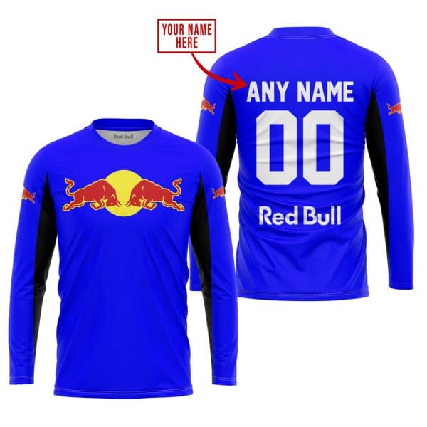 CUSTOM NAME RACING - LIMITED EDITION - REDBULL - BLUE - Image 2