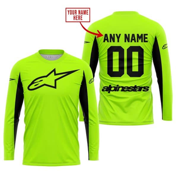 CUSTOM NAME RACING – LIMITED EDITION – ALPINESTARS – NEON V2 - Image 2