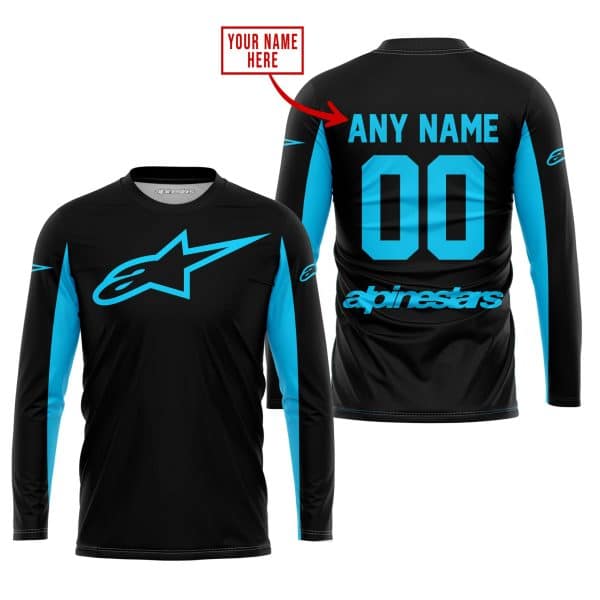 CUSTOM NAME RACING - LIMITED EDITION - ALPINESTARS - SKY BLUE - Image 2
