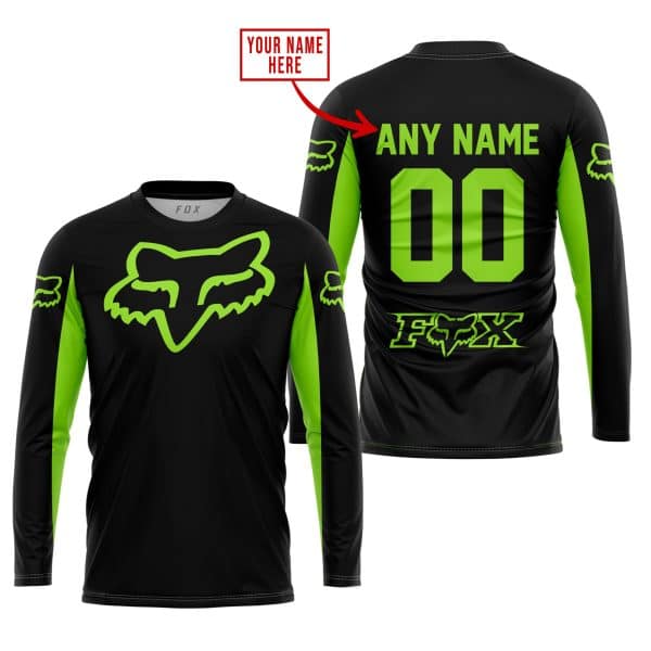 CUSTOM NAME RACING - LIMITED EDITION - FOX RACING - GREEN 1 - Image 2