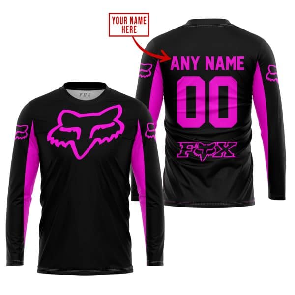 CUSTOM NAME RACING - LIMITED EDITION - FOX RACING - PINK - Image 2