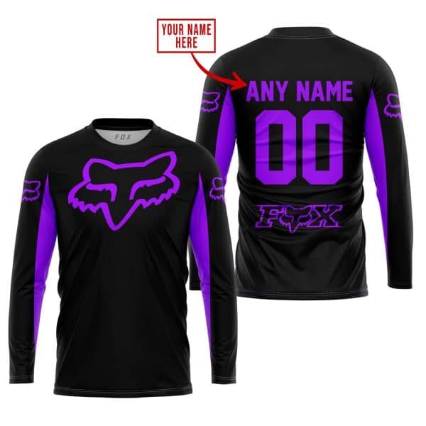 CUSTOM NAME RACING - LIMITED EDITION - FOX RACING - PURPLE - Image 2
