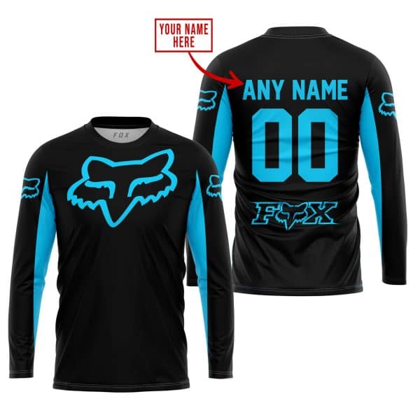 CUSTOM NAME RACING - LIMITED EDITION - FOX RACING - SKY BLUE - Image 2