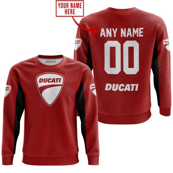 CUSTOM NAME RACING - LIMITED EDITION - DUCATI - RED V2 - Image 3