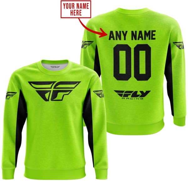 CUSTOM NAME RACING - LIMITED EDITION - FLY RACING- NEON V2 - Image 4