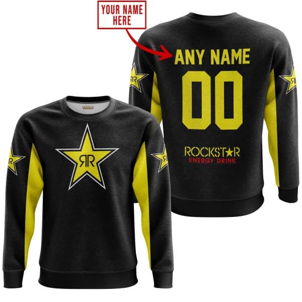 CUSTOM NAME RACING - LIMITED EDITION - ROCKSTAR - YELLOW - Image 4