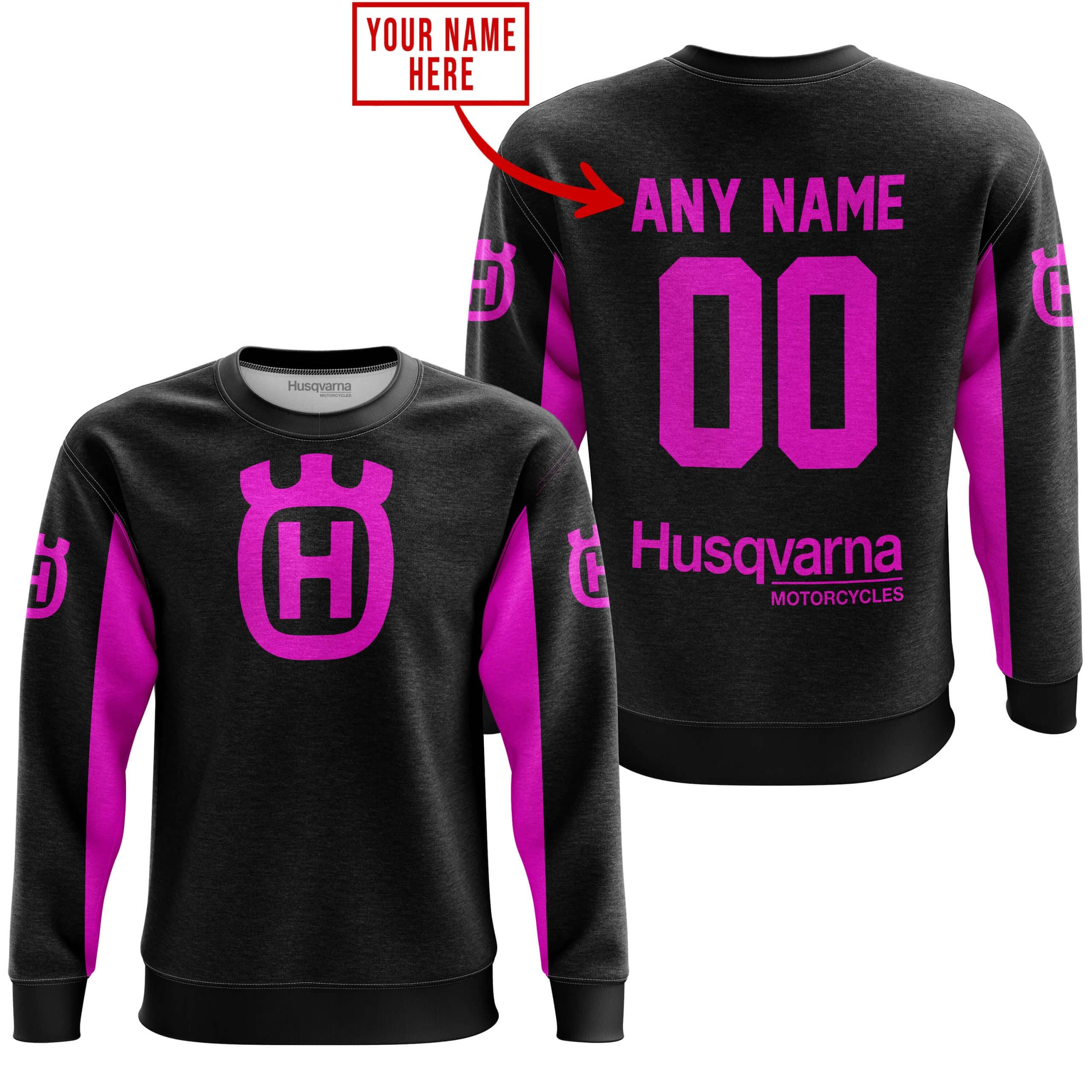 CUSTOM NAME RACING - LIMITED EDITION - HUSQVARNA - PINK - Image 4