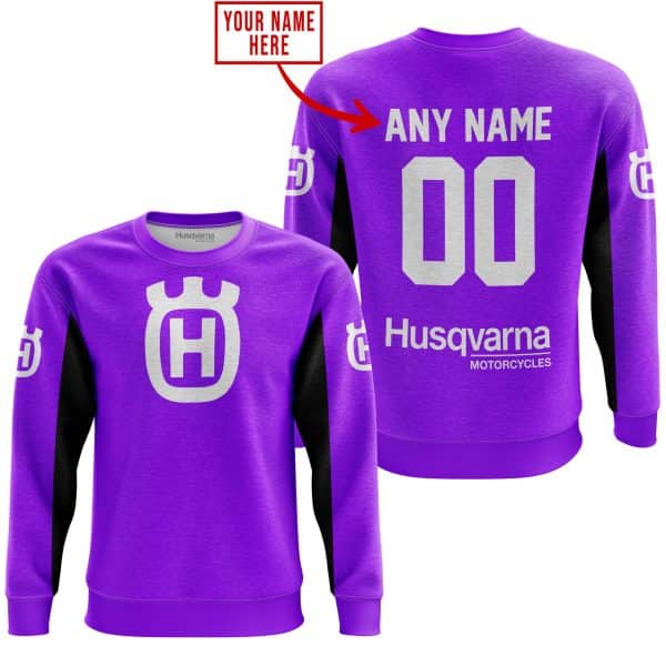 CUSTOM NAME RACING - LIMITED EDITION - HUSQVARNA - PURPLE V2 - Image 4