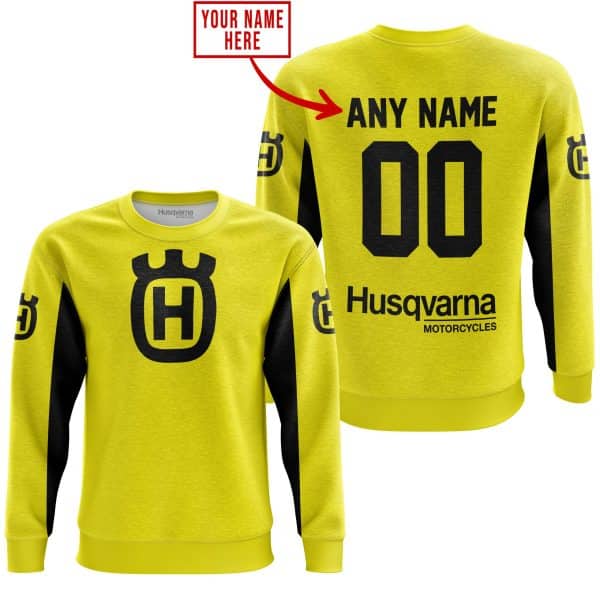 CUSTOM NAME RACING - LIMITED EDITION - HUSQVARNA - YELLOW V2 - Image 4