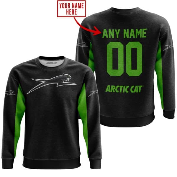 CUSTOM NAME RACING - LIMITED EDITION - ARCTIC CAT - GREEN - Image 4