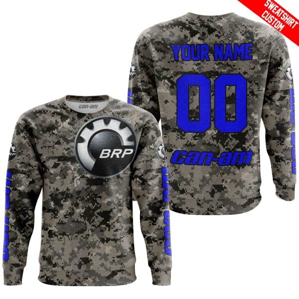 LIMITED EDITION PRODUCTS  - US ARMY - CAN AM RACING - CUSTOM NAME - BLUE - Image 4