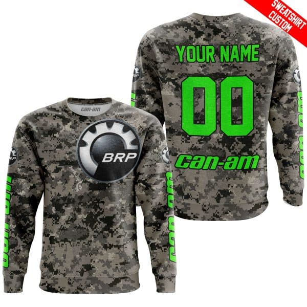 LIMITED EDITION PRODUCTS  - US ARMY - CAN AM RACING - CUSTOM NAME - GREEN - Image 4