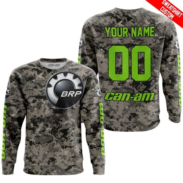 LIMITED EDITION PRODUCTS  - US ARMY - CAN AM RACING - CUSTOM NAME - GREEN 1 - Image 4