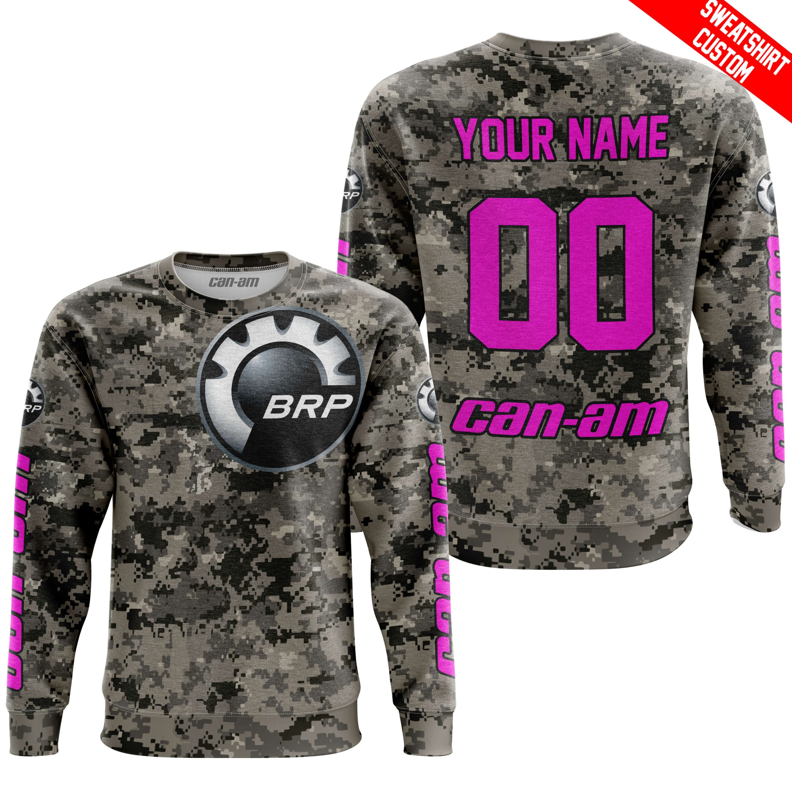 LIMITED EDITION PRODUCTS  - US ARMY - CAN AM RACING - CUSTOM NAME - PINK - Image 4