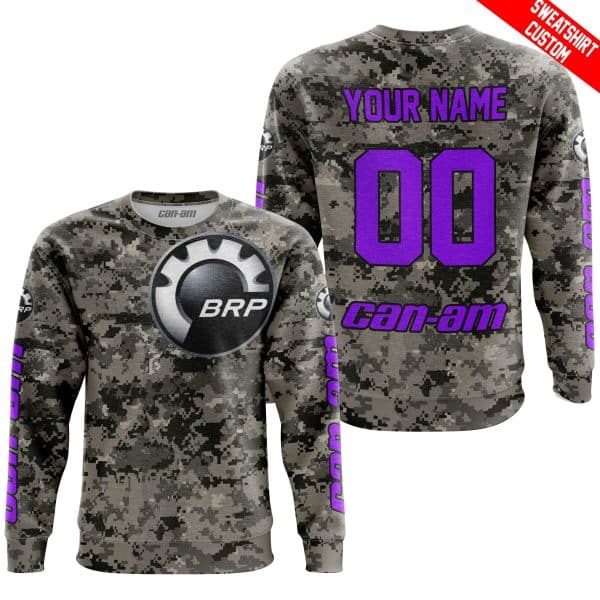 LIMITED EDITION PRODUCTS  - US ARMY - CAN AM RACING - CUSTOM NAME - PURPLE - Image 4