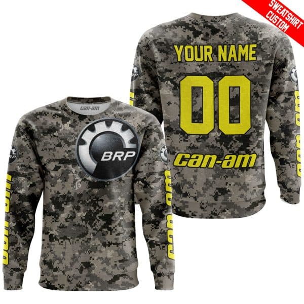 LIMITED EDITION PRODUCTS  - US ARMY - CAN AM RACING - CUSTOM NAME - YELLOW - Image 4