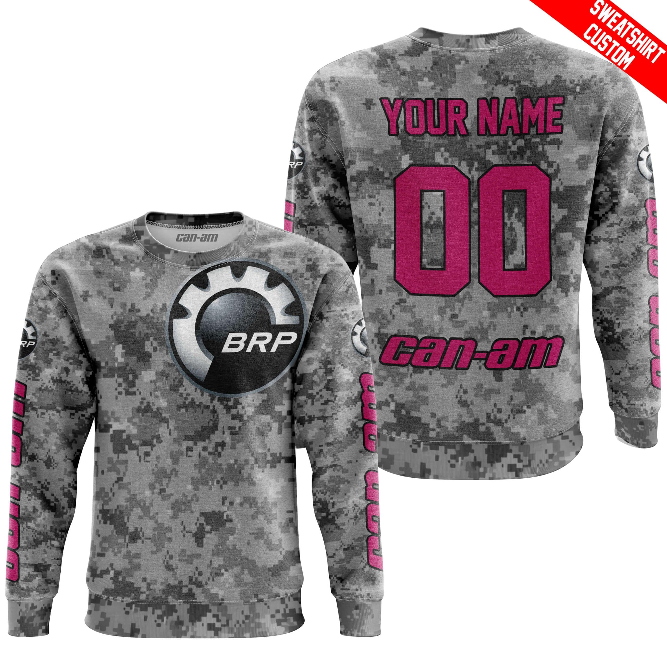 LIMITED EDITION PRODUCTS - US ARMY V1 - CAN AM RACING - CUSTOM NAME - PINK 1 - Image 4