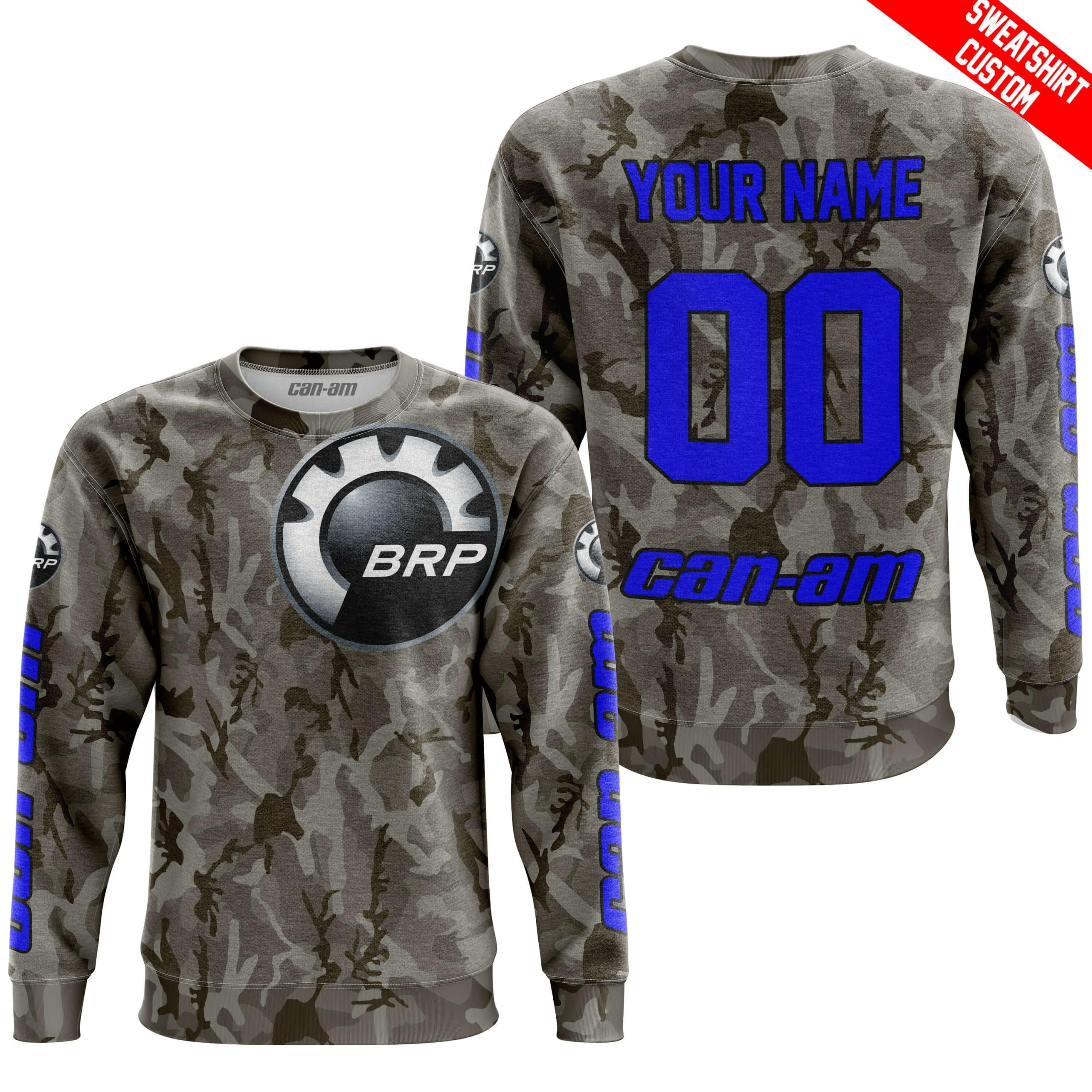 LIMITED EDITION PRODUCTS - US ARMY V2 - CAN AM RACING - CUSTOM NAME - BLUE - Image 4