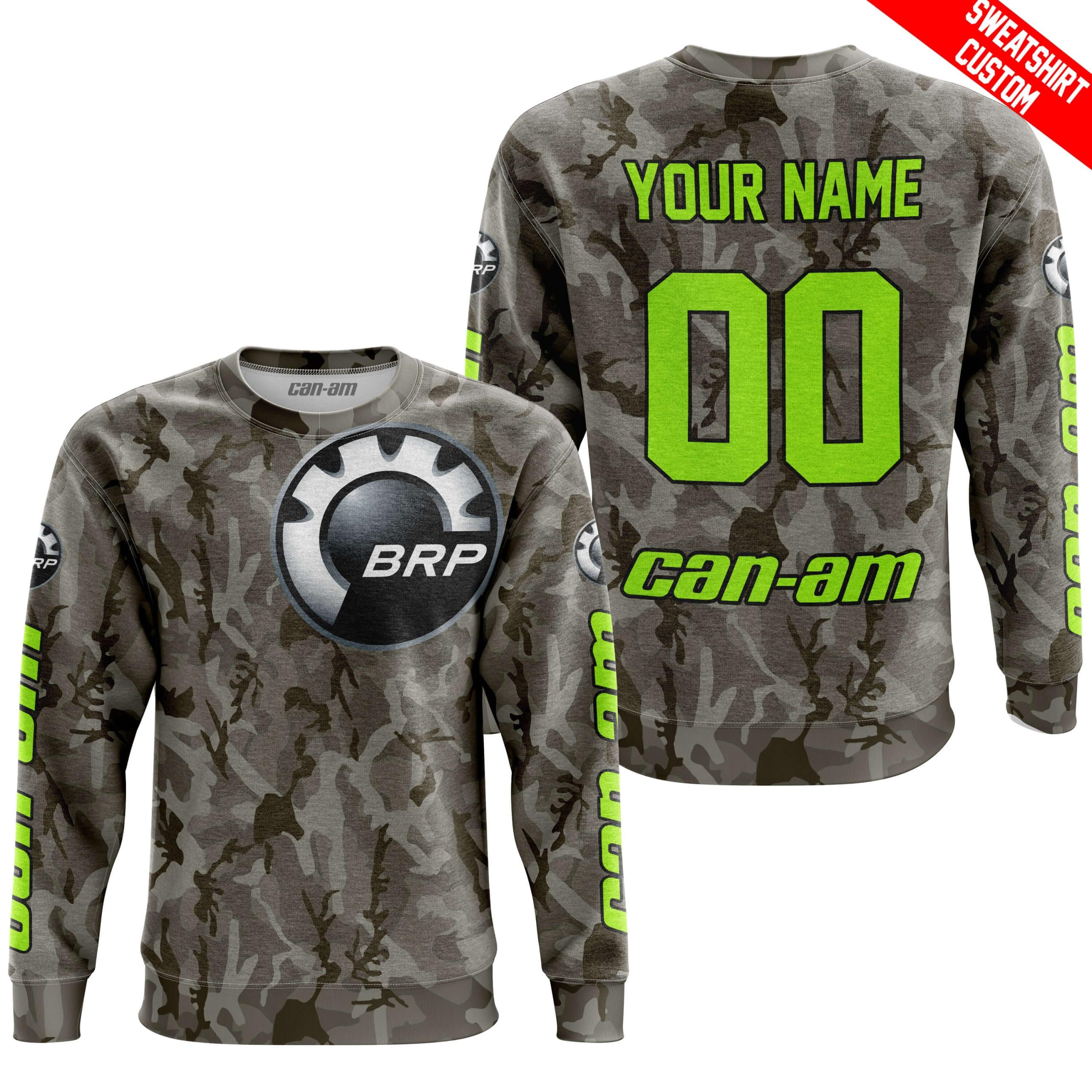 LIMITED EDITION PRODUCTS - US ARMY V2 - CAN AM RACING - CUSTOM NAME - NEON - Image 4