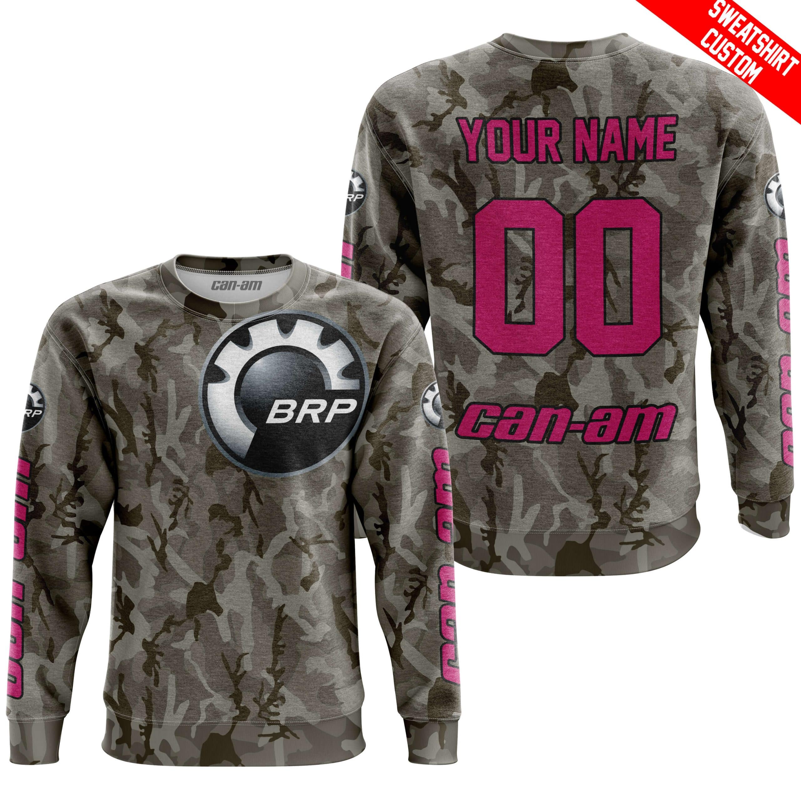 LIMITED EDITION PRODUCTS - US ARMY V2 - CAN AM RACING - CUSTOM NAME - PINK 1 - Image 4
