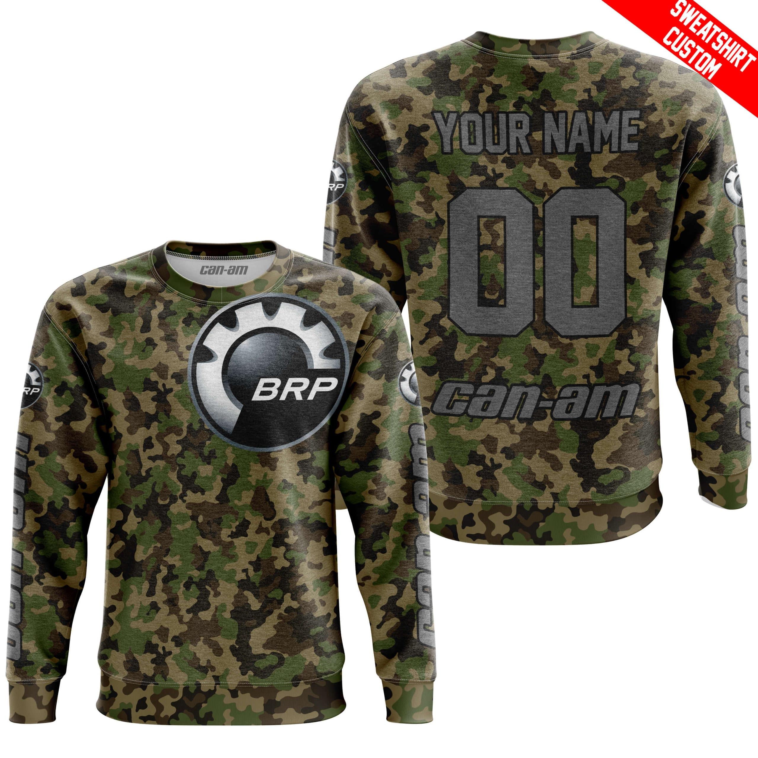 LIMITED EDITION PRODUCTS - US ARMY V3 - CAN AM RACING - CUSTOM NAME - GREY - Image 4