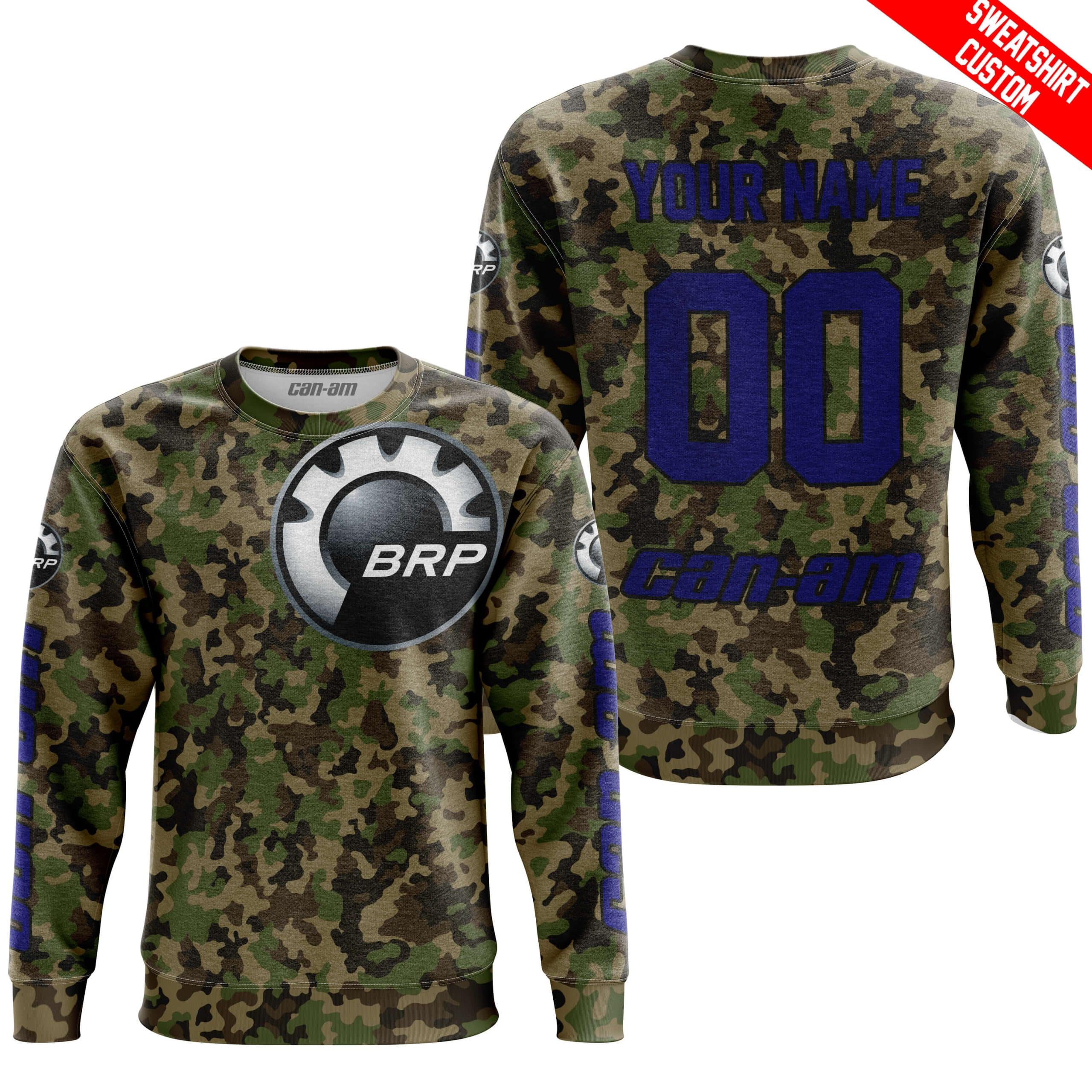 LIMITED EDITION PRODUCTS - US ARMY V3 - CAN AM RACING - CUSTOM NAME - NAVY - Image 4