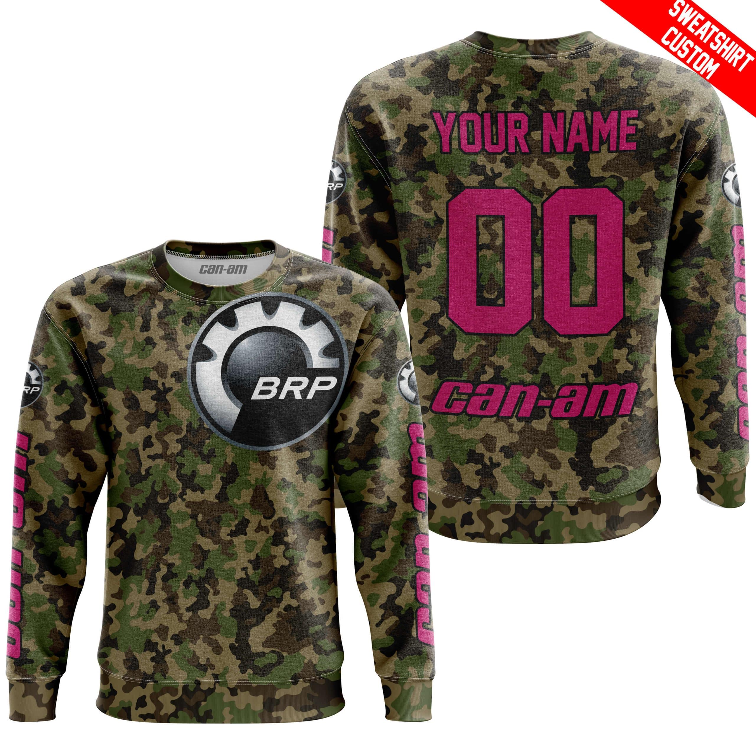LIMITED EDITION PRODUCTS - US ARMY V3 - CAN AM RACING - CUSTOM NAME - PINK 1 - Image 4