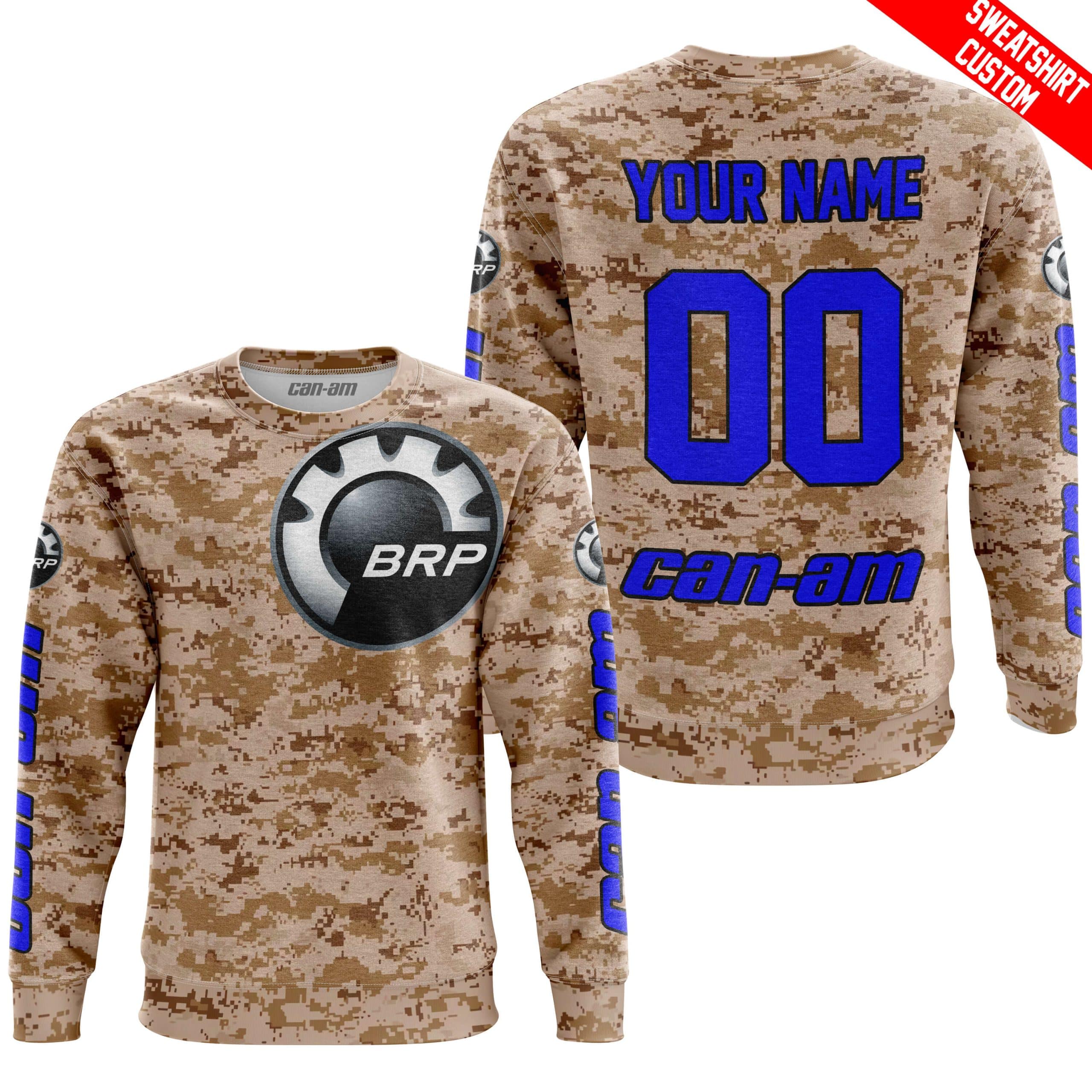 LIMITED EDITION PRODUCTS - US MARINE - CAN AM RACING - CUSTOM NAME - BLUE - Image 4