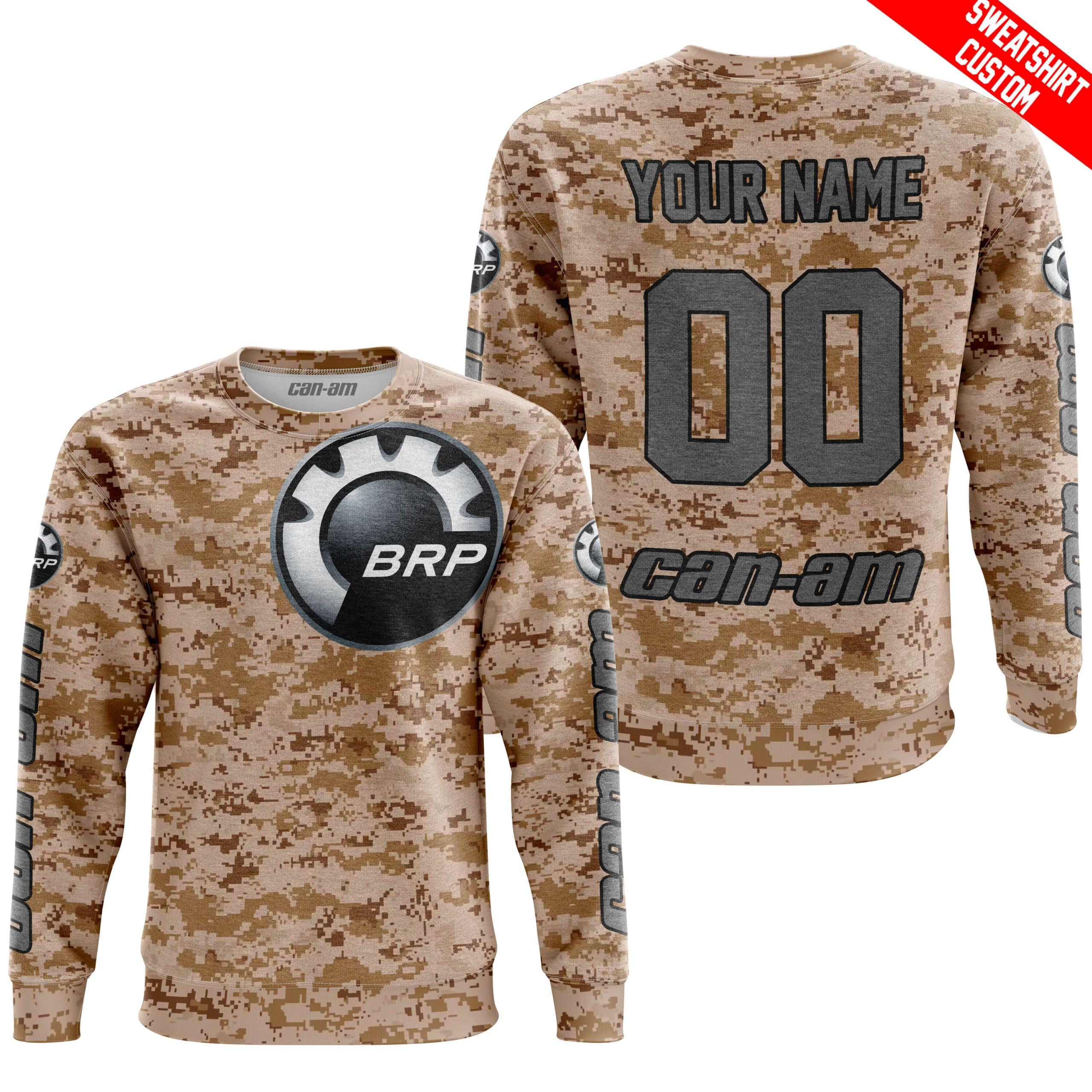 LIMITED EDITION PRODUCTS - US MARINE - CAN AM RACING - CUSTOM NAME - GREY - Image 4