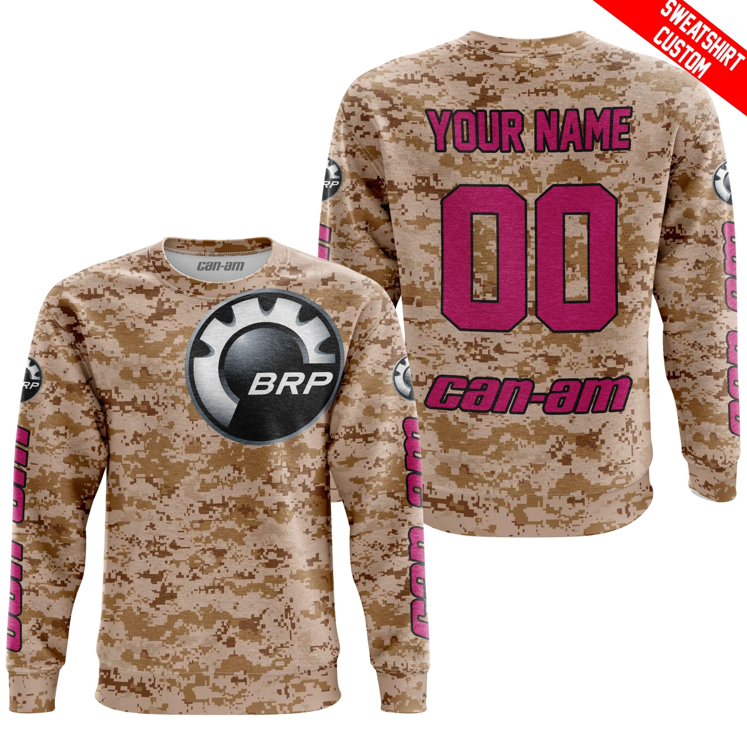 LIMITED EDITION PRODUCTS - US MARINE - CAN AM RACING - CUSTOM NAME - PINK 1 - Image 4