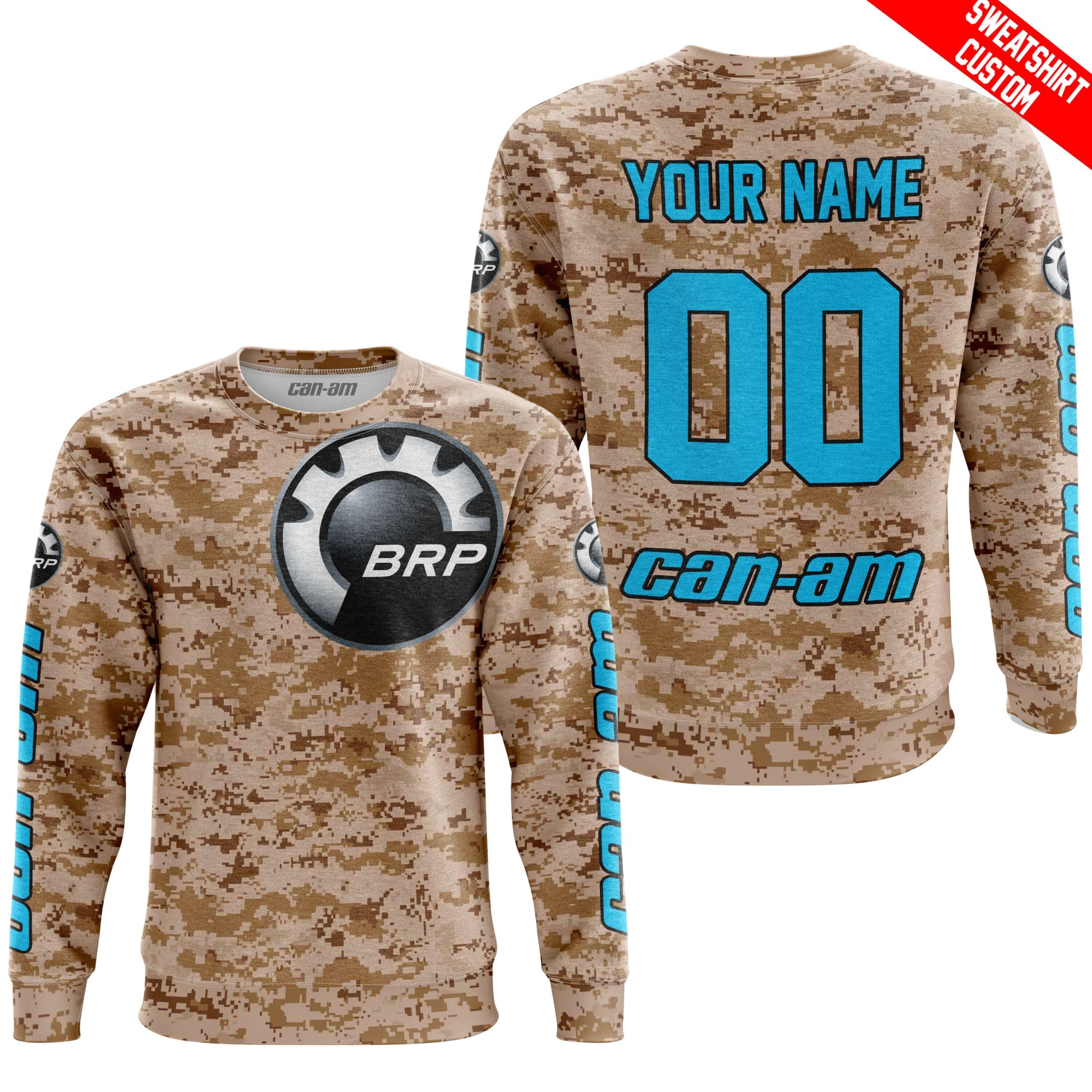 LIMITED EDITION PRODUCTS - US MARINE - CAN AM RACING - CUSTOM NAME - SKY BLUE - Image 4