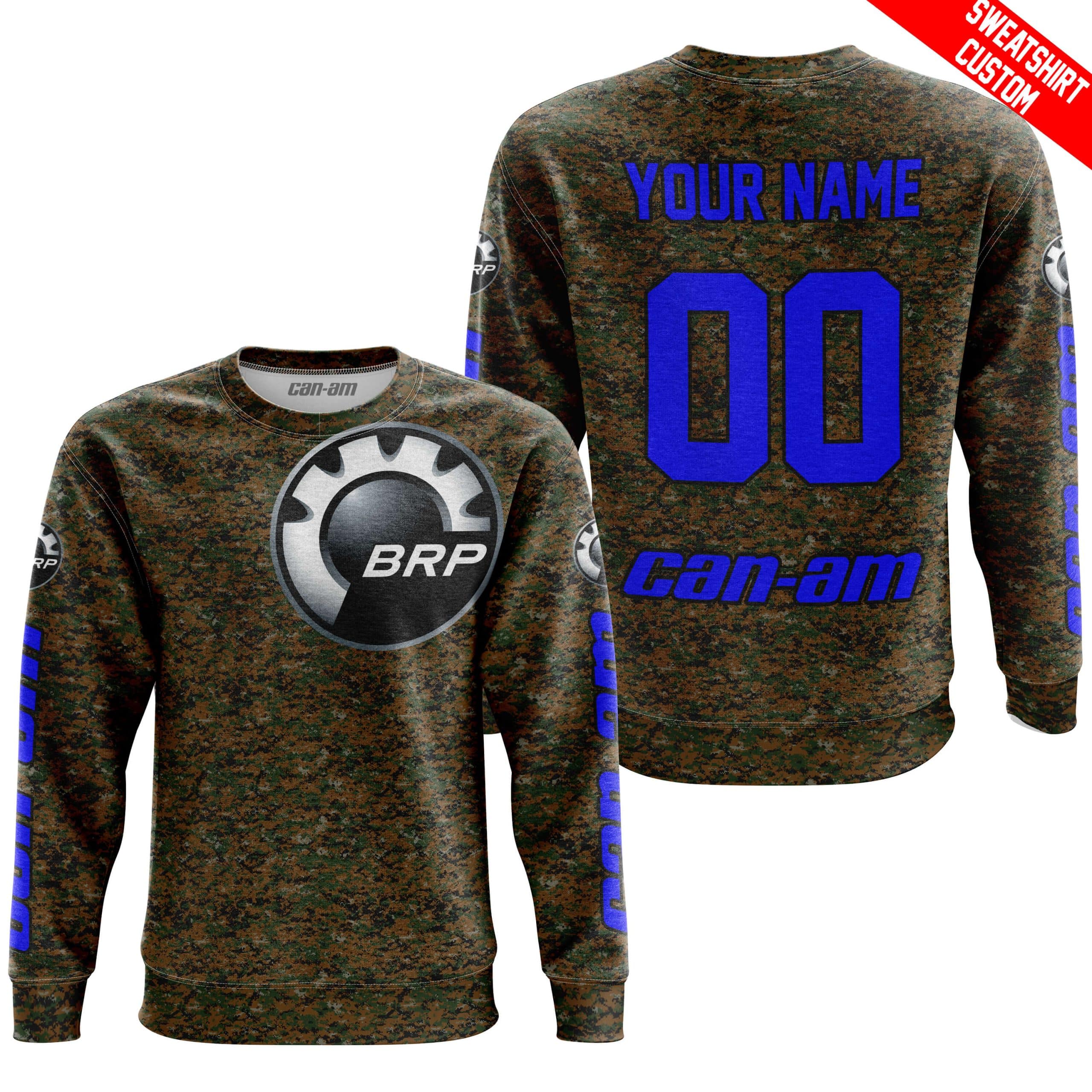 LIMITED EDITION PRODUCTS - US MARINE V1 - CAN AM RACING - CUSTOM NAME - BLUE - Image 4