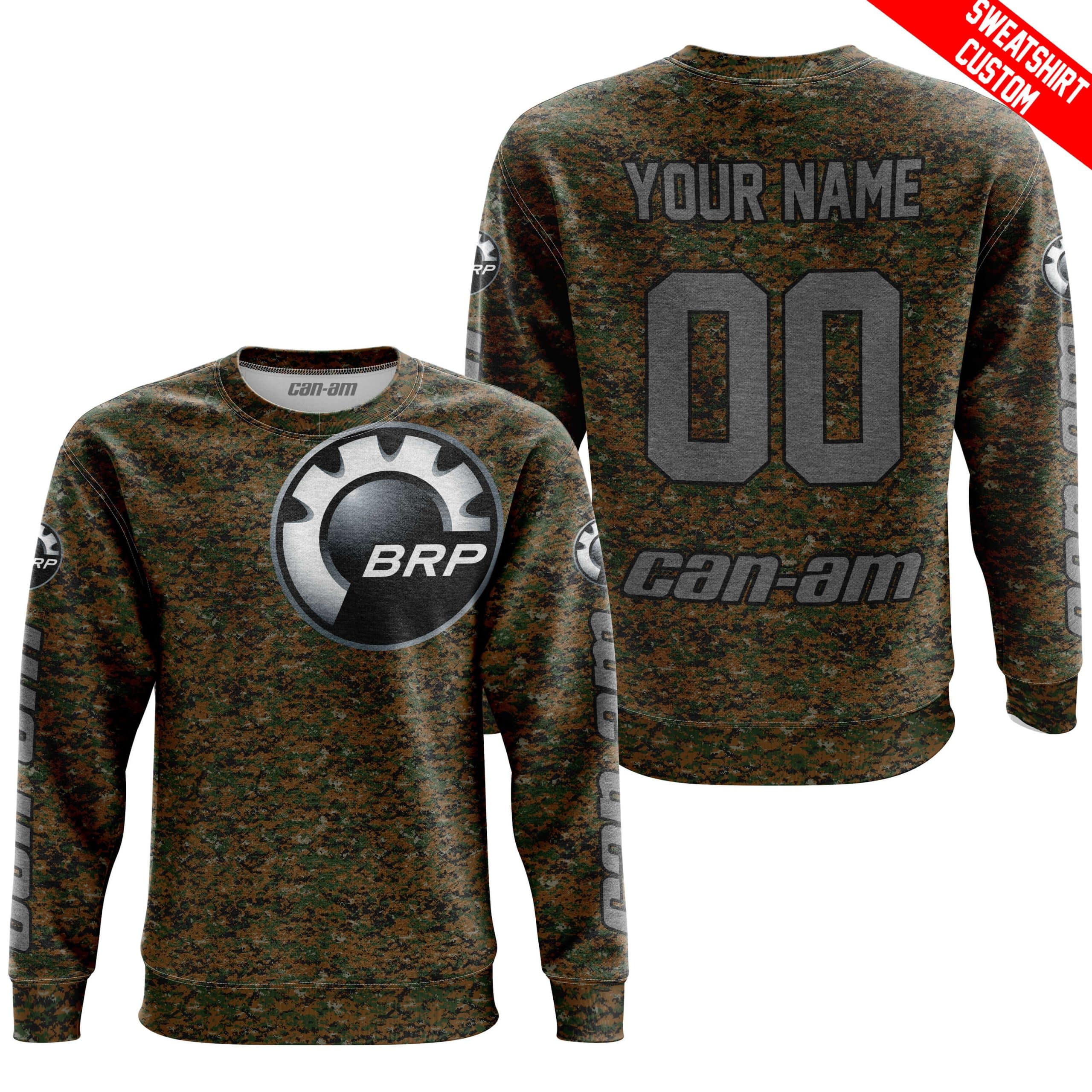 LIMITED EDITION PRODUCTS - US MARINE V1 - CAN AM RACING - CUSTOM NAME - GREY - Image 4