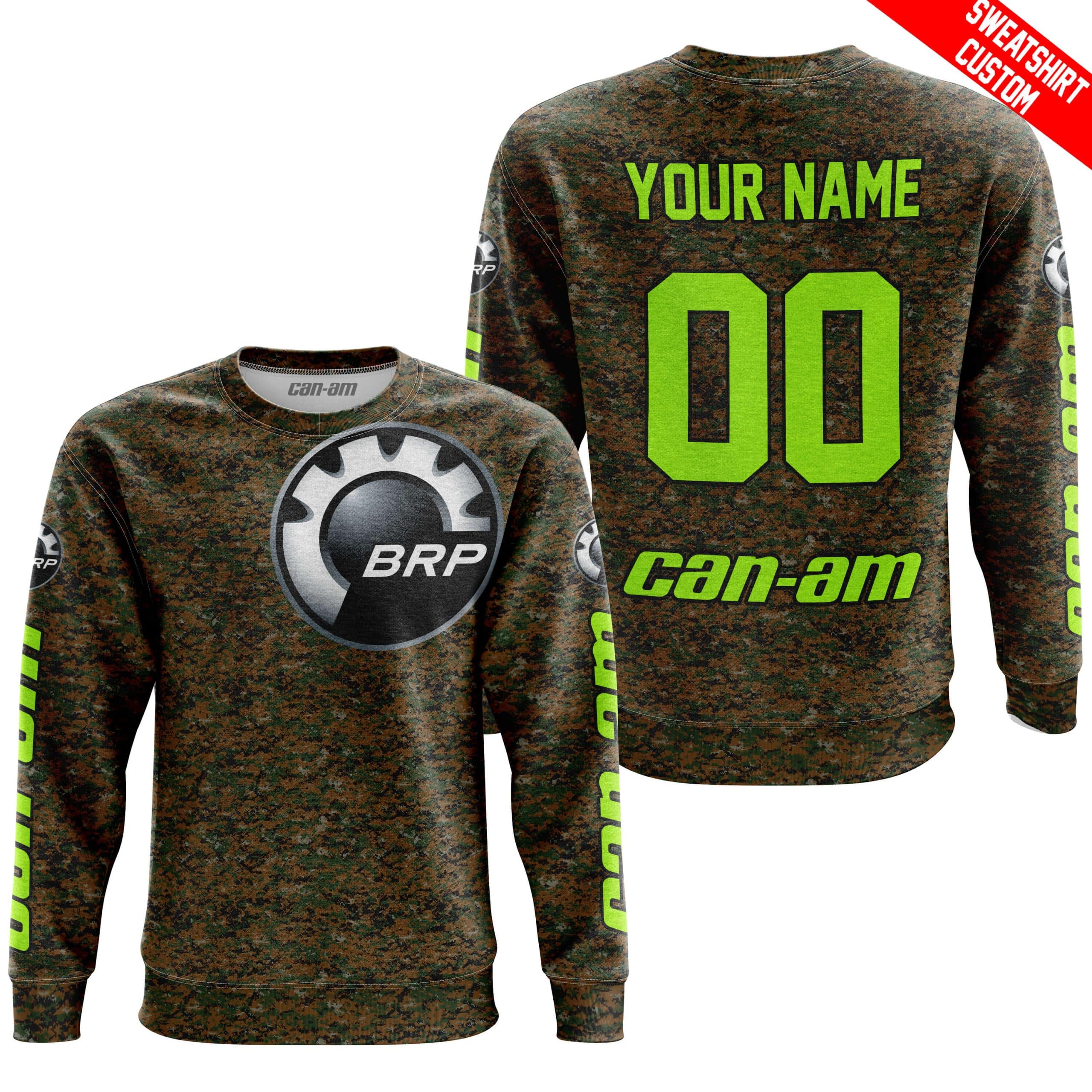 LIMITED EDITION PRODUCTS - US MARINE V1 - CAN AM RACING - CUSTOM NAME - NEON - Image 4
