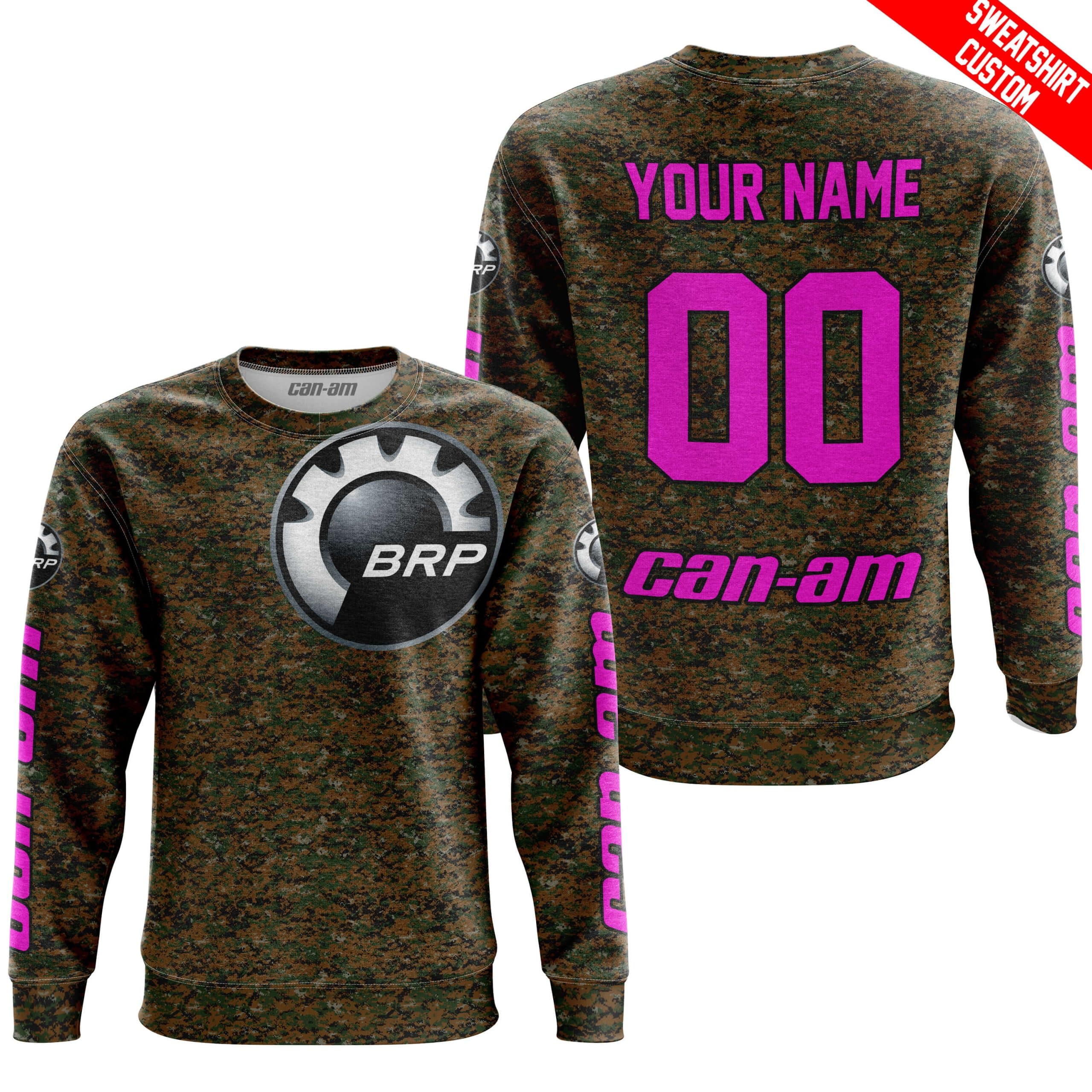 LIMITED EDITION PRODUCTS - US MARINE V1 - CAN AM RACING - CUSTOM NAME - PINK - Image 4