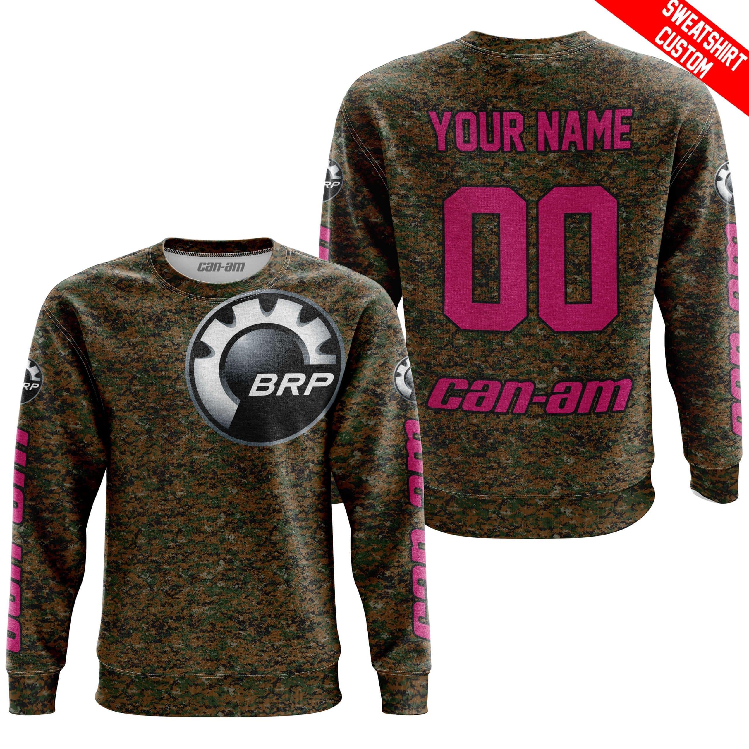 LIMITED EDITION PRODUCTS - US MARINE V1 - CAN AM RACING - CUSTOM NAME - PINK 1 - Image 4
