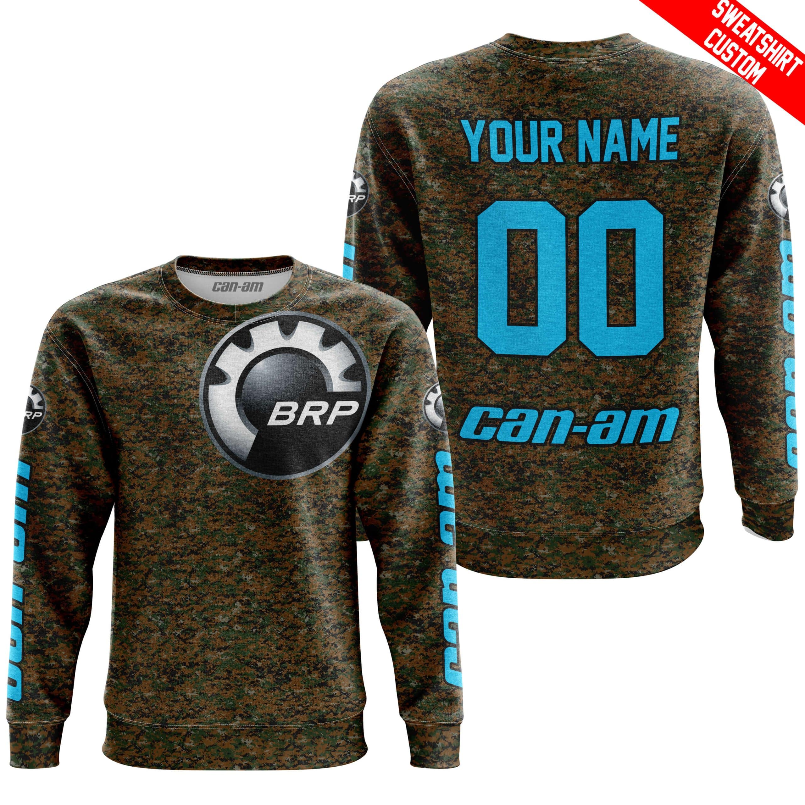 LIMITED EDITION PRODUCTS - US MARINE V1 - CAN AM RACING - CUSTOM NAME - SKY BLUE - Image 4
