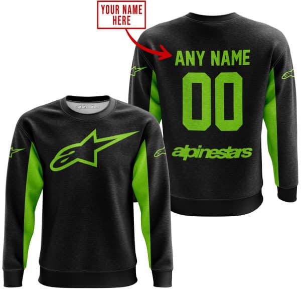 CUSTOM NAME RACING - LIMITED EDITION - ALPINESTARS - GREEN 1 - Image 4