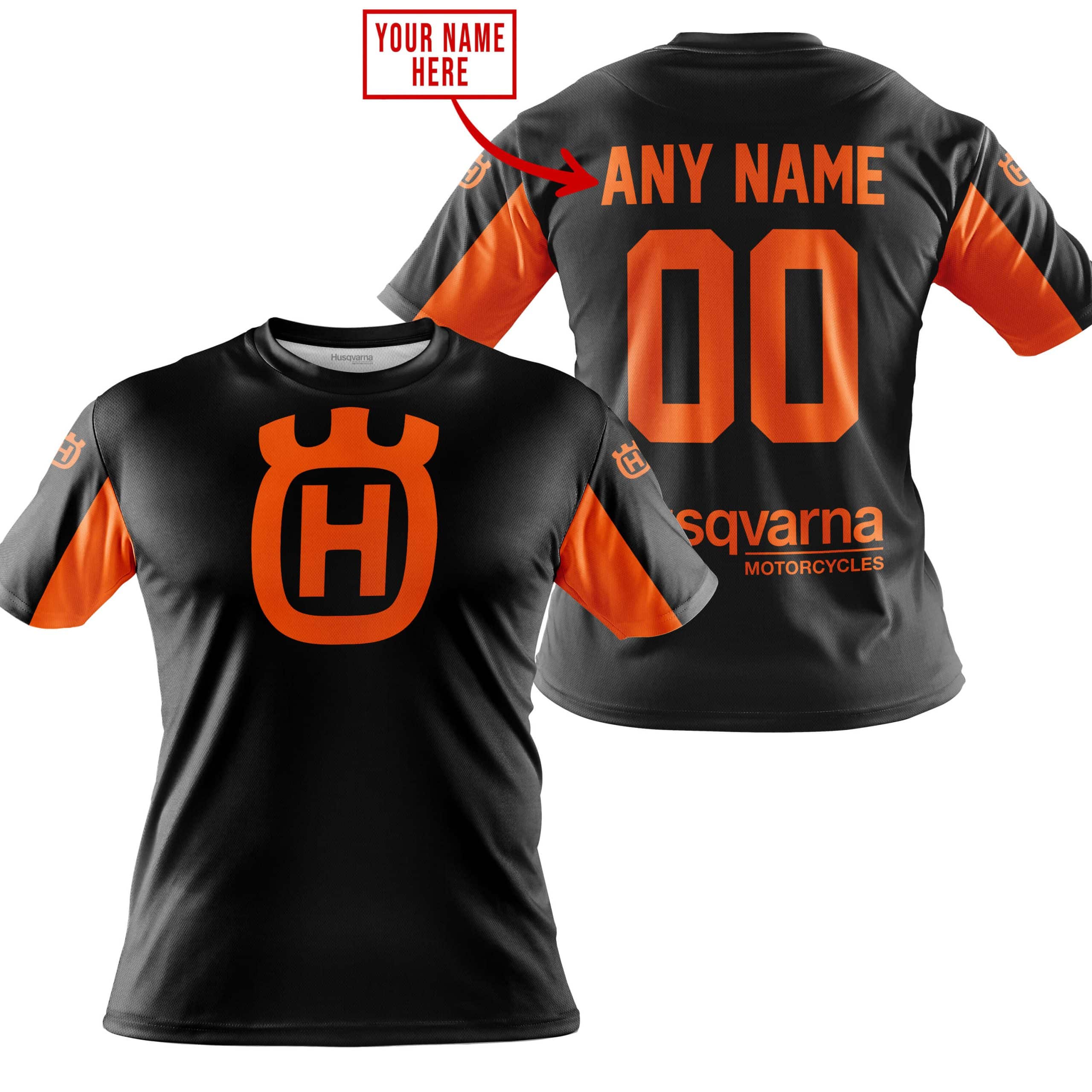CUSTOM NAME RACING - LIMITED EDITION - HUSQVARNA - ORANGE - Image 3