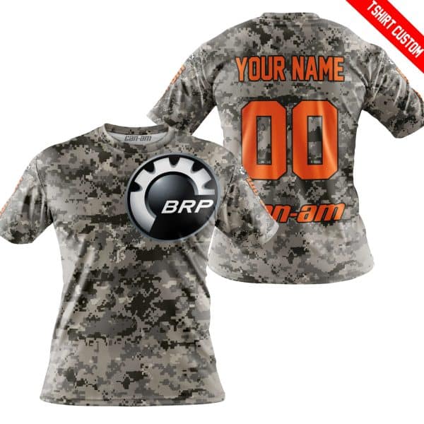 LIMITED EDITION PRODUCTS  - US ARMY - CAN AM RACING - CUSTOM NAME - ORANGE - Image 3