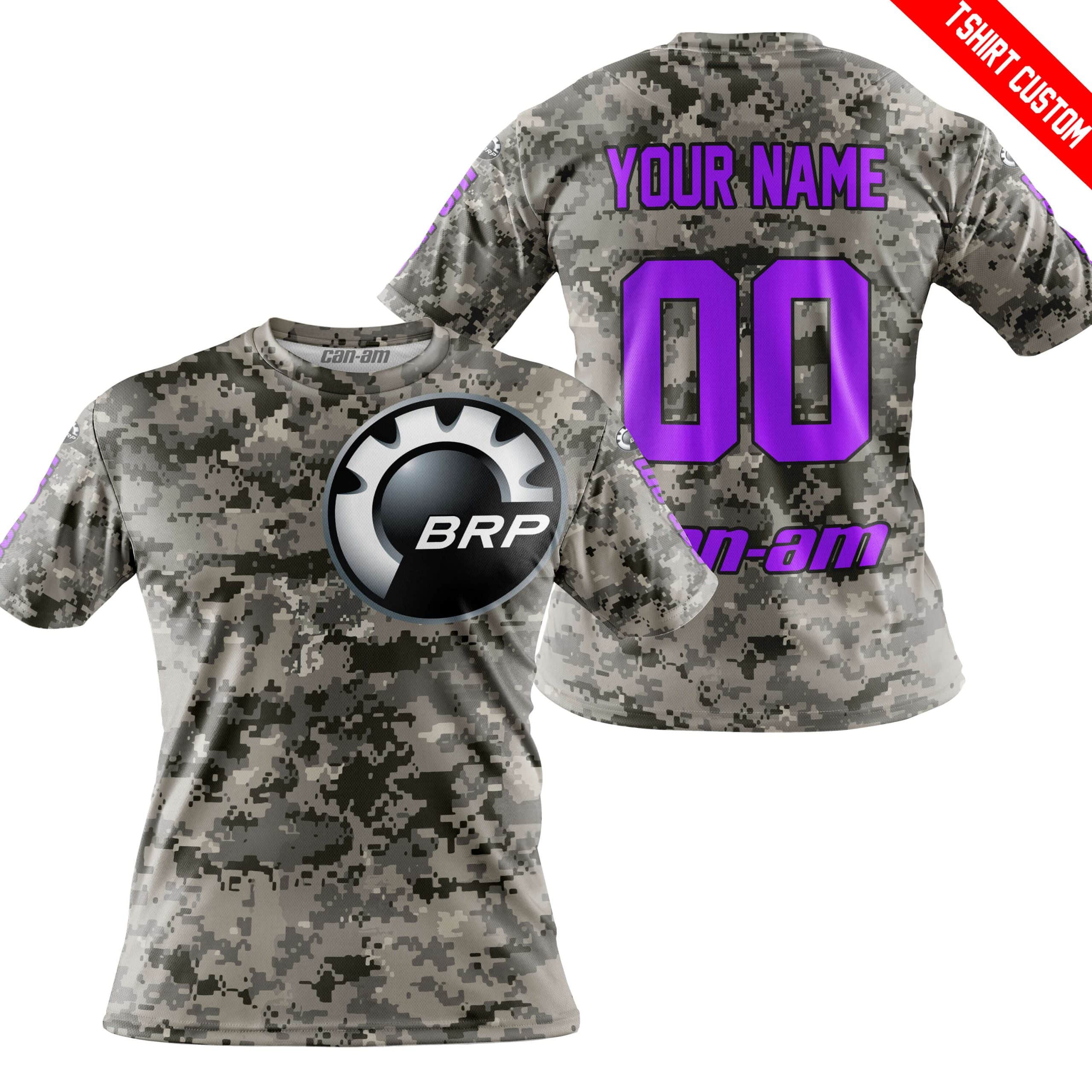 LIMITED EDITION PRODUCTS  - US ARMY - CAN AM RACING - CUSTOM NAME - PURPLE - Image 3