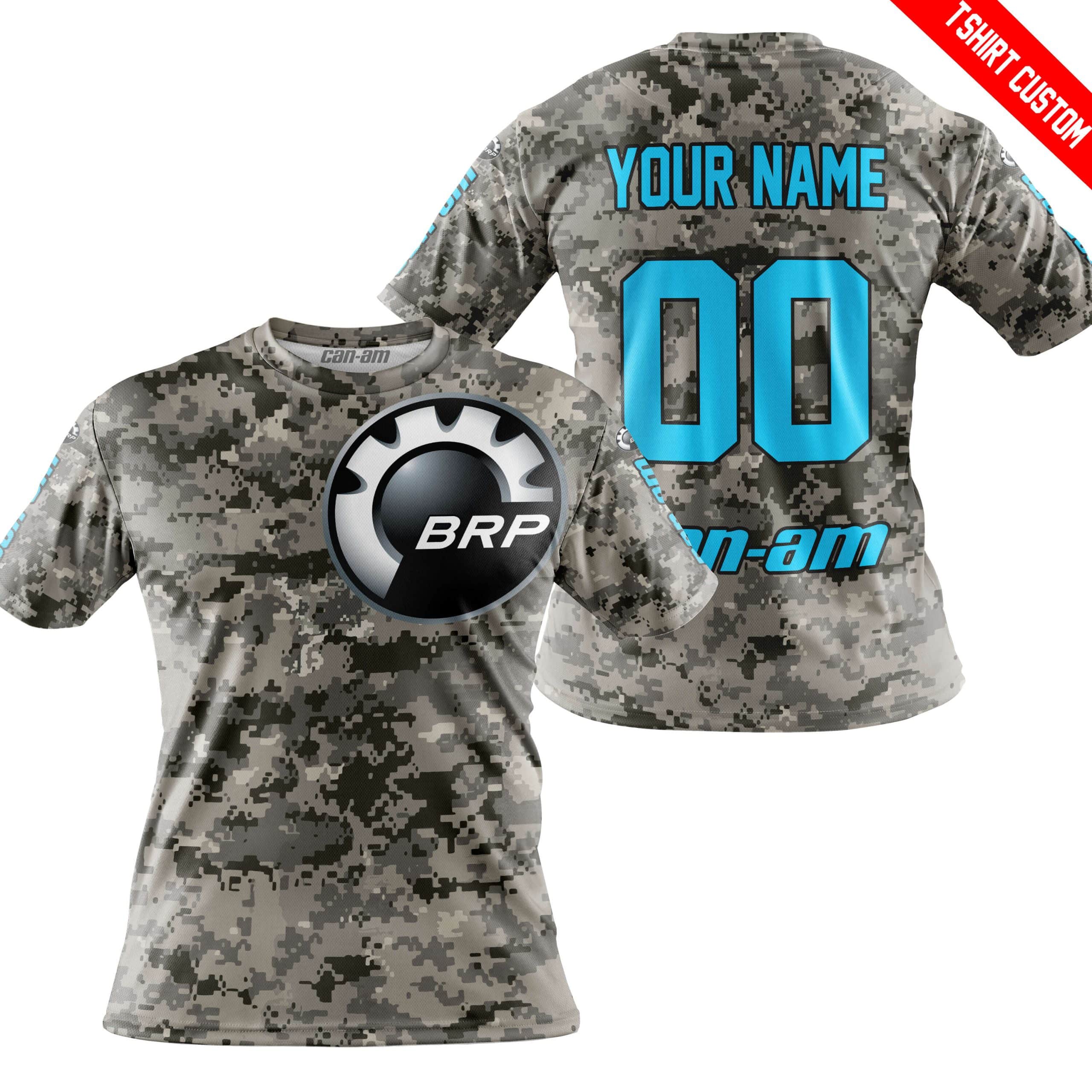 LIMITED EDITION PRODUCTS  - US ARMY - CAN AM RACING - CUSTOM NAME - SKY BLUE - Image 3