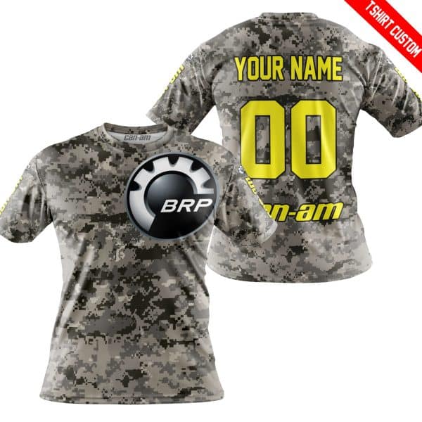 LIMITED EDITION PRODUCTS  - US ARMY - CAN AM RACING - CUSTOM NAME - YELLOW - Image 3